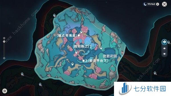 原神4.6旧日之海5个黄金大鮟鱇在哪 5个黄金大鮟鱇解谜位置攻略图片3